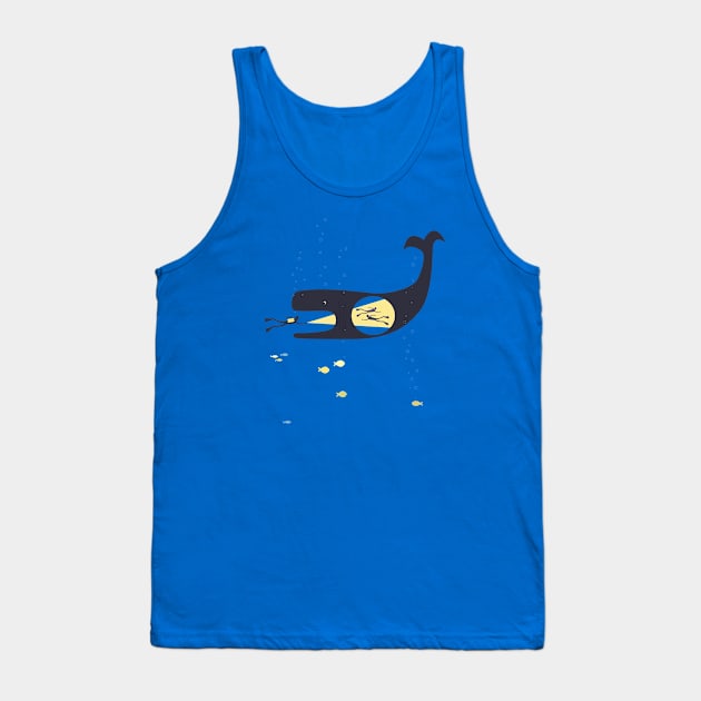 Diving with Whales Tank Top by NicSquirrell